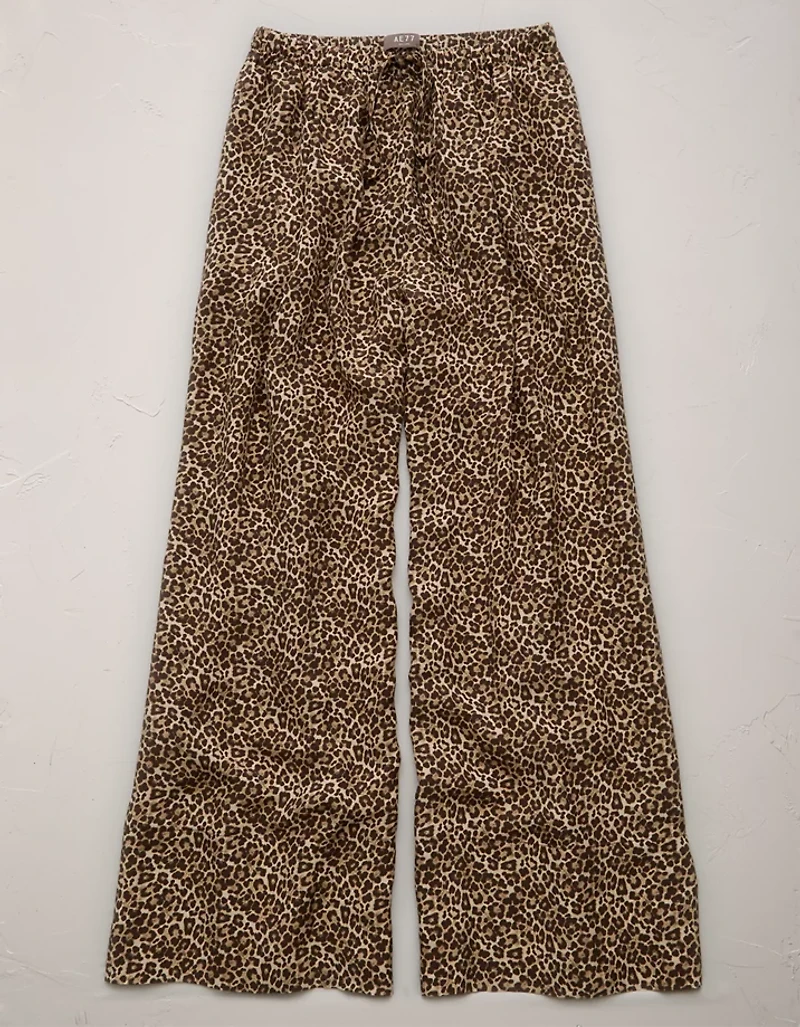 AE77 Premium Silk Leopard Pant