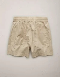 AE77 Premium Pull-On Poplin Short