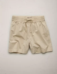 AE77 Premium Pull-On Poplin Short