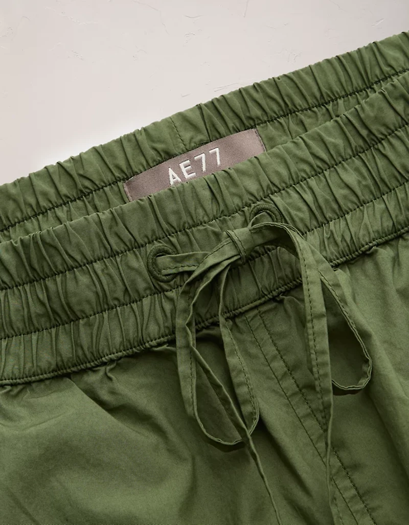 AE77 Premium Pull-On Poplin Short