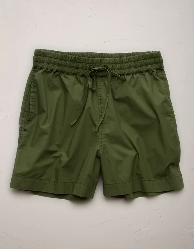 AE77 Premium Pull-On Poplin Short