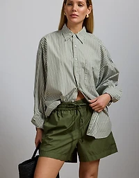AE77 Premium Pull-On Poplin Short