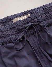 Pantalon à ceinture élastique en popeline haut de gamme AE77