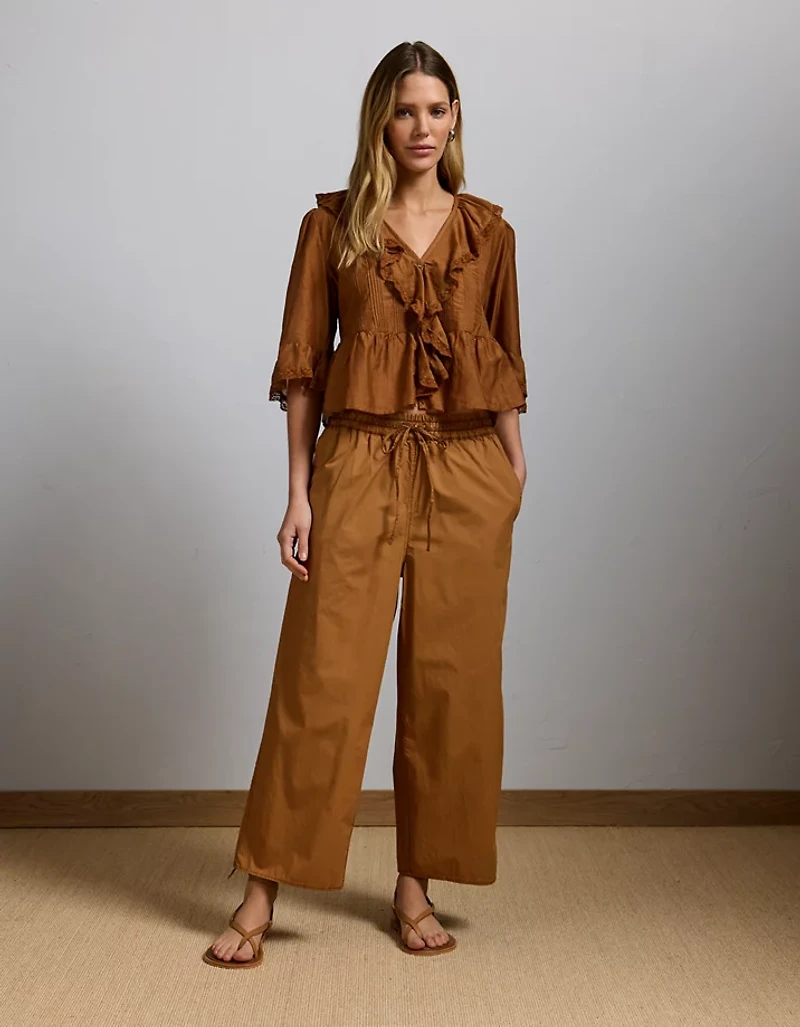 AE77 Premium Pull-On Poplin Pant