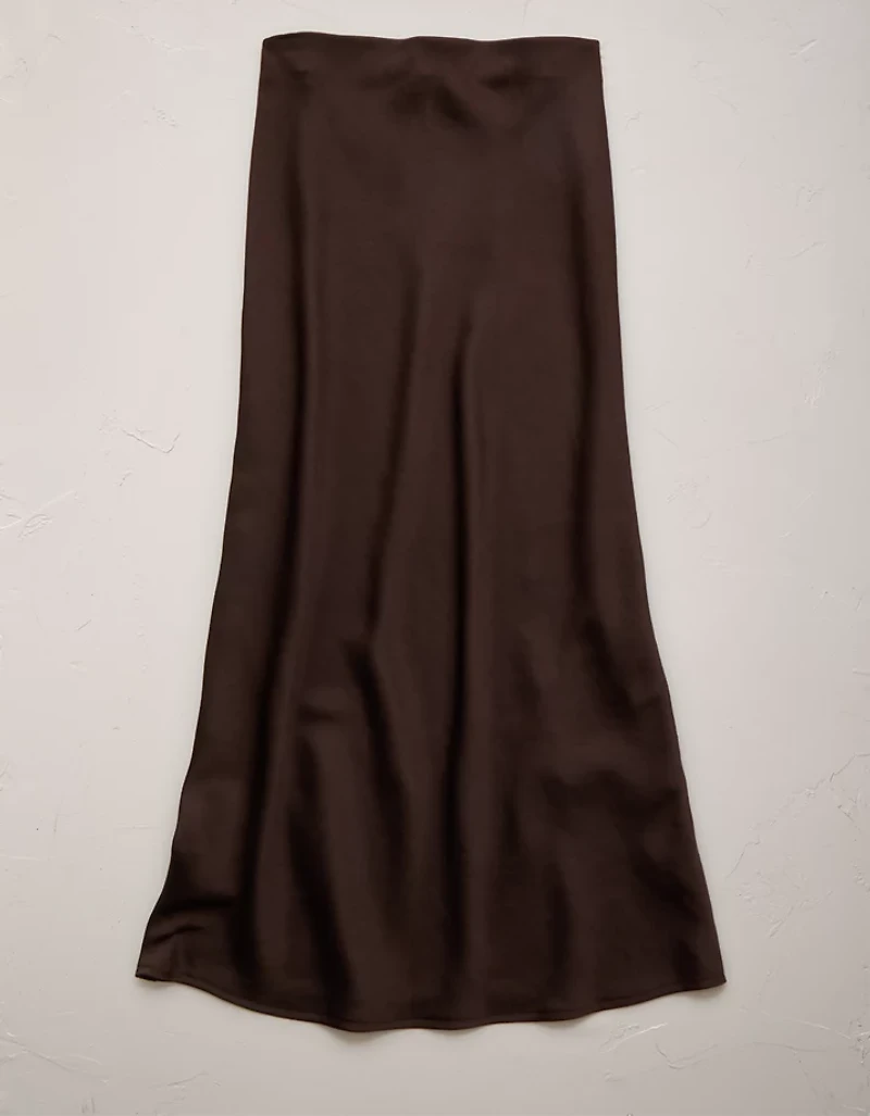 AE77 Premium Satin Slip Skirt
