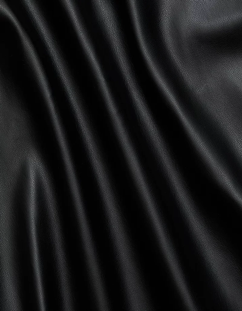 AE77 Vegan Leather Pull On Pant