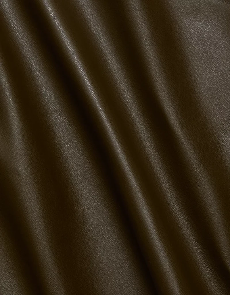 AE77 Vegan Leather Pull On Pant