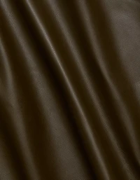 AE77 Vegan Leather Pull On Pant