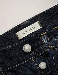 AE77 Premium Wide Crop Cuff Jean