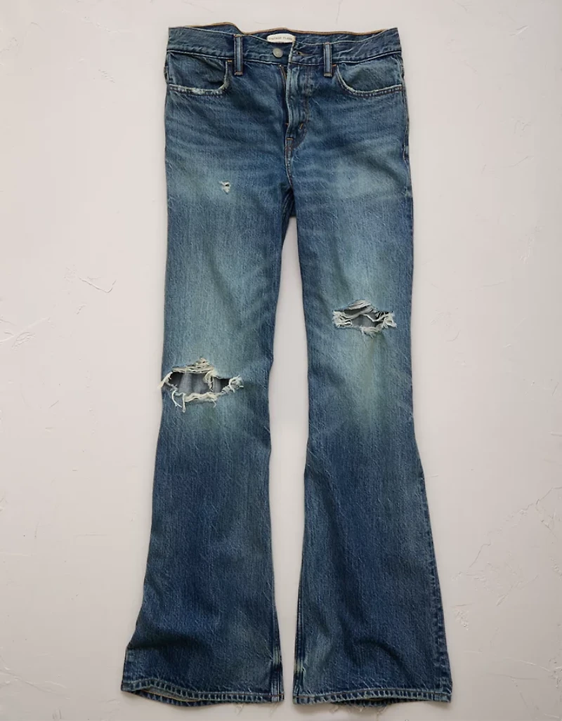 Jean évasé rétro haut de gamme AE77