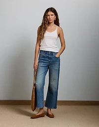 AE77 Premium Bootcut Crop Jean