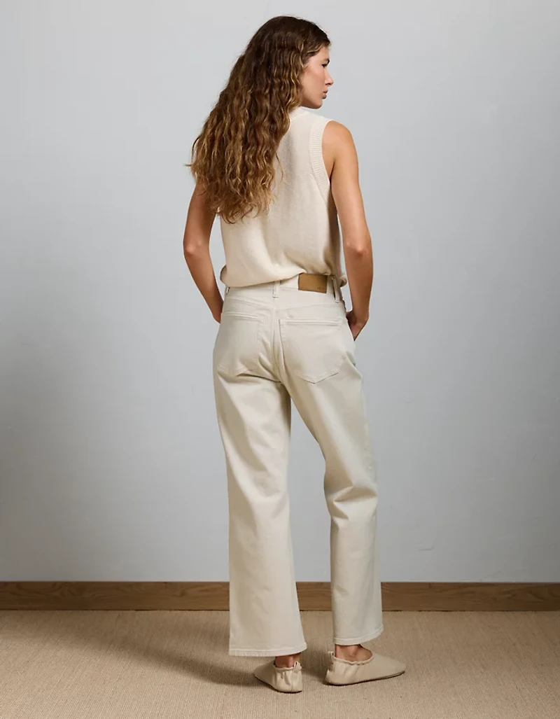 AE77 Premium Bootcut Crop Jean