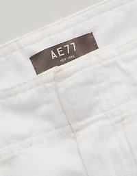 Pantalon fuselé en mélange de lin à taille haute AE77