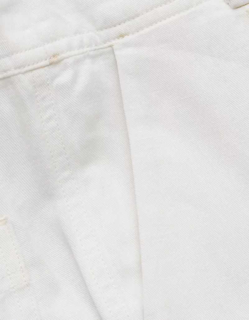 Pantalon fuselé en mélange de lin à taille haute AE77