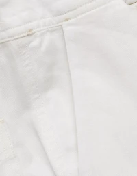 Pantalon fuselé en mélange de lin à taille haute AE77