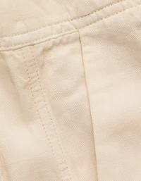 AE77 High-Waisted Tapered Linen-Blend Pant