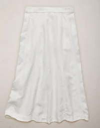 Jupe longue en mélange de lin AE77