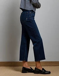 AE77 Premium Bootcut Crop Jean
