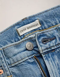 Jean court à jambe semi-évasée haut de gamme AE77