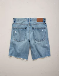 AE77 Premium Super High-Waisted Baggy Bermuda Denim Short