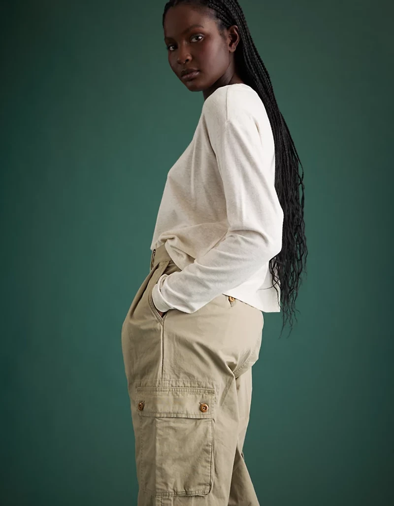 AE77 Premium Pleated Cargo Pant