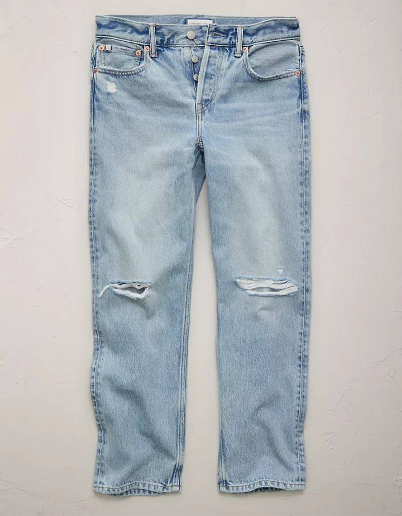 AE77 Premium Straight Ankle Jean