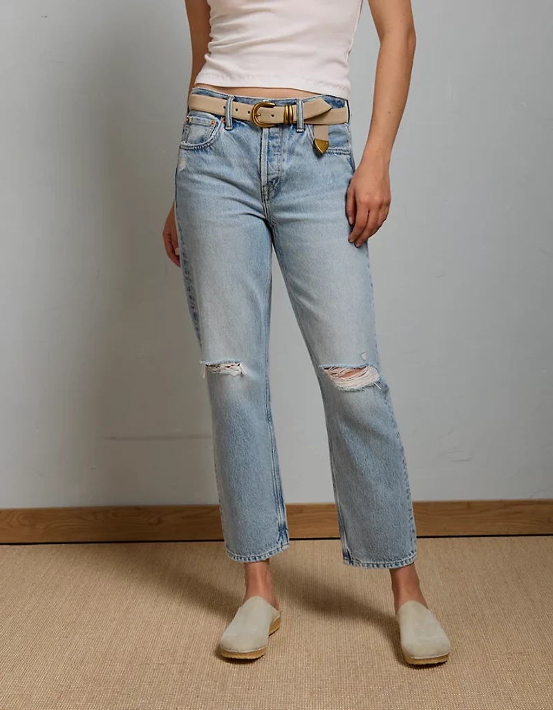 AE77 Premium Straight Ankle Jean