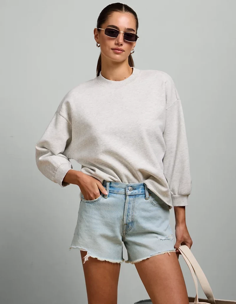 AE77 Premium Classic 4.25" Denim Short