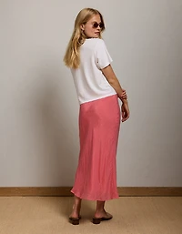 AE77 Striped Slip Skirt