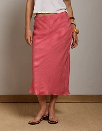 AE77 Striped Slip Skirt