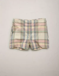 AE77 Super High-Waisted Madras Short
