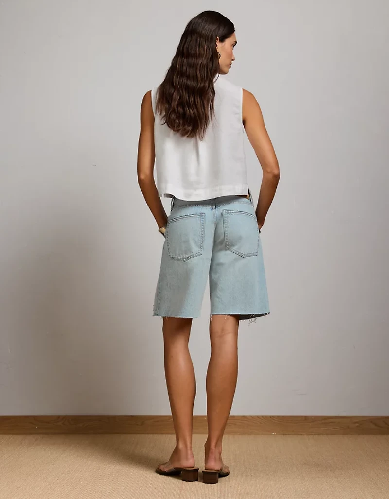 AE77 Baggy Bermuda Denim Short