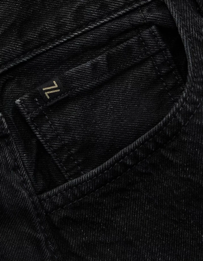 AE77 Premium Wide Crop Cuff Jean