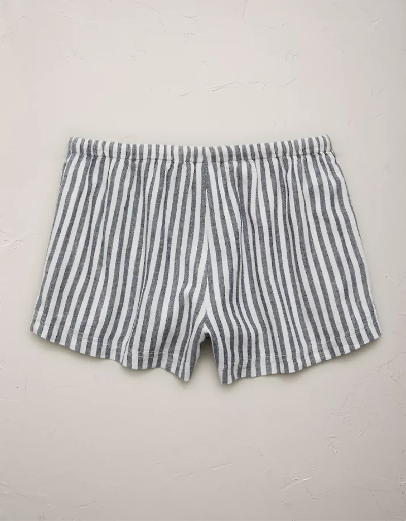 AE77 Linen Pull-On Short