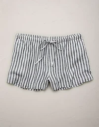 AE77 Linen Pull-On Short