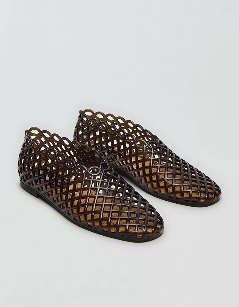 Steve Madden Grove Clear Jelly Flat