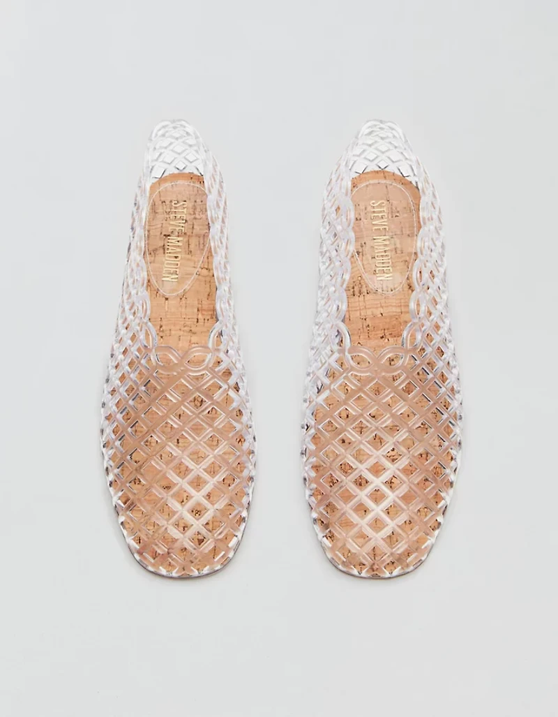 Steve Madden Grove Clear Jelly Flat