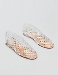 Steve Madden Grove Clear Jelly Flat