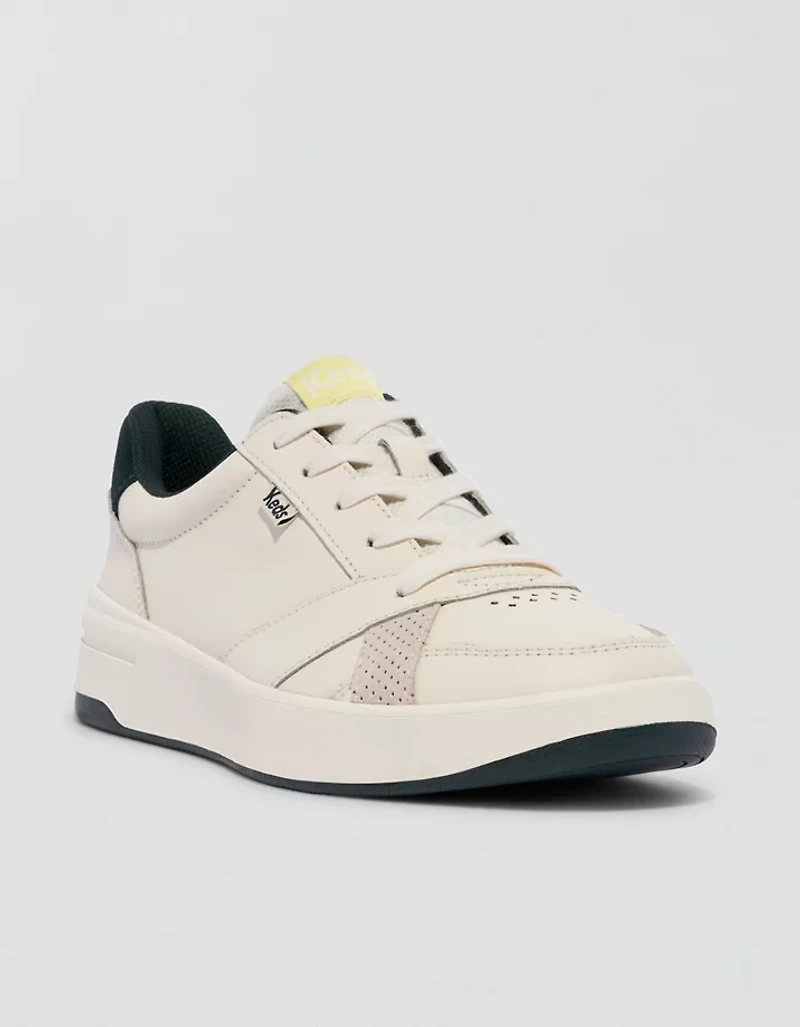 Keds The Court Leather Lace-Up Sneaker