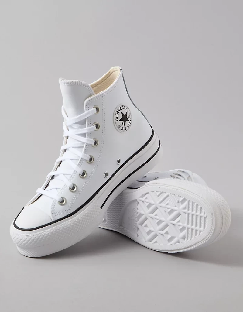 Converse Chuck Taylor Leather All Star Platform Lift High-Top Sneaker