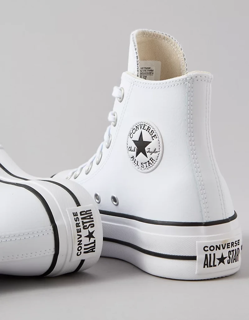 Converse Chuck Taylor Leather All Star Platform Lift High-Top Sneaker