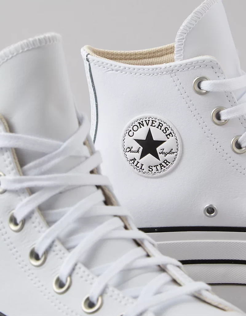 Converse Chuck Taylor Leather All Star Platform Lift High-Top Sneaker