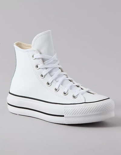 Converse Chuck Taylor Leather All Star Platform Lift High-Top Sneaker