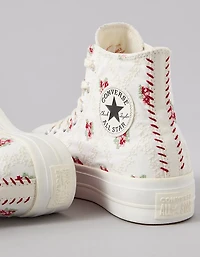 Converse Chuck Taylor All Star Lift Flowers Platform Sneaker