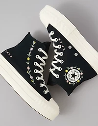 Converse Chuck Taylor All Star Embroidered Flowers High-Top Sneaker
