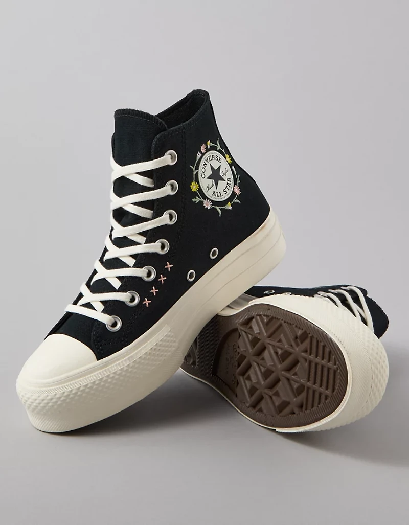 Converse Chuck Taylor All Star Embroidered Flowers High-Top Sneaker