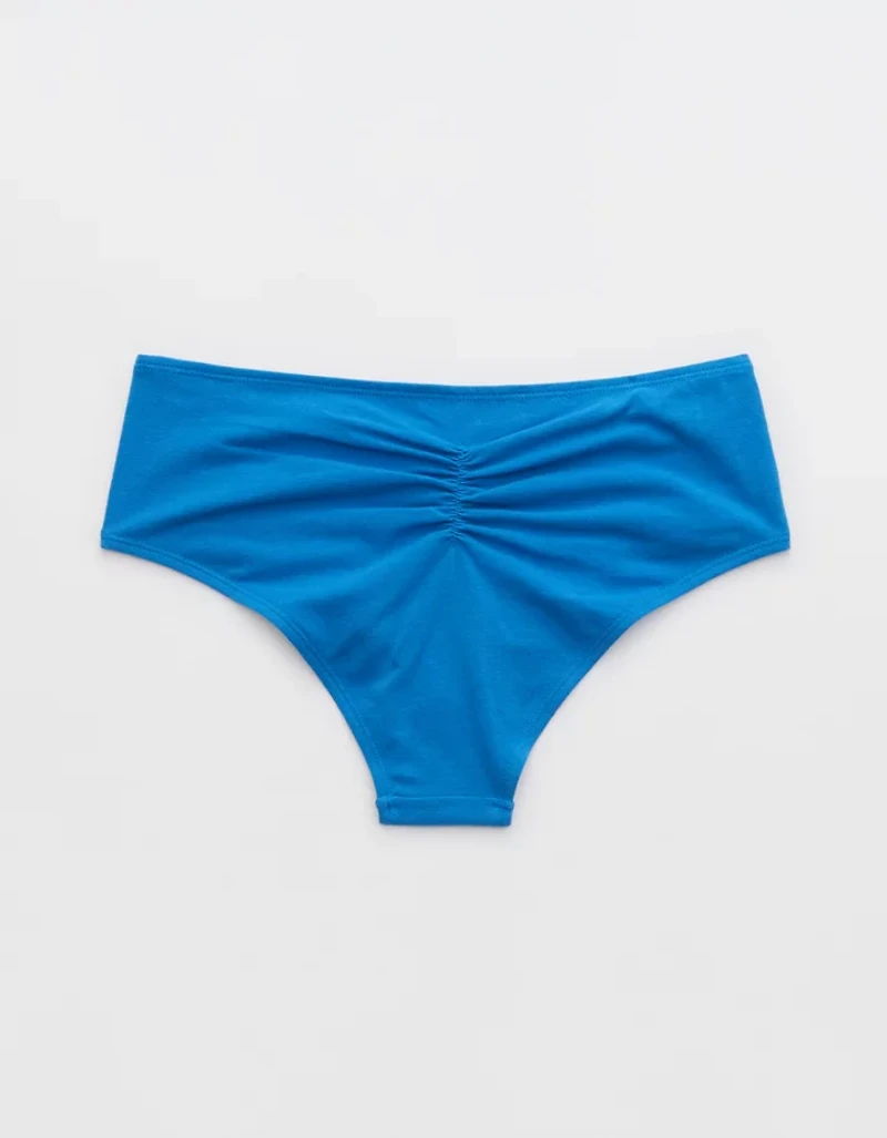 Superchill Cotton Ruched Cheeky Underwear