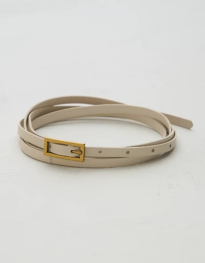 Ceinture double à enrouler en cuir haut de gamme AE77