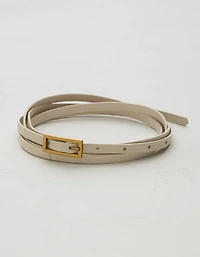 Ceinture double à enrouler en cuir haut de gamme AE77