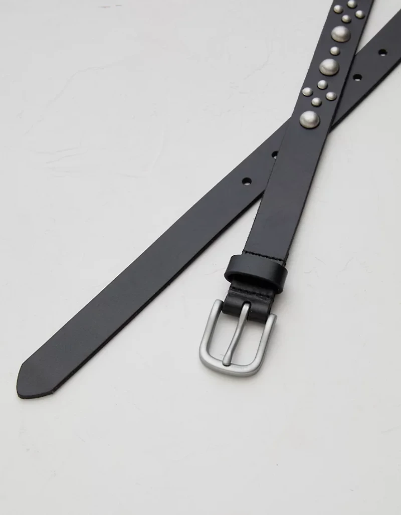 Ceinture en cuir cloutée haut de gamme AE77